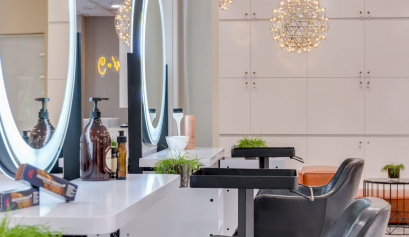 A cosmetology franchise is a great option for some, like the salon in this image.