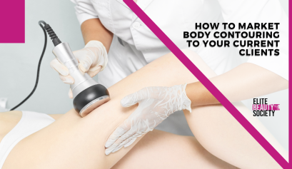 A body contouring pro gives her clients a body contouring session.