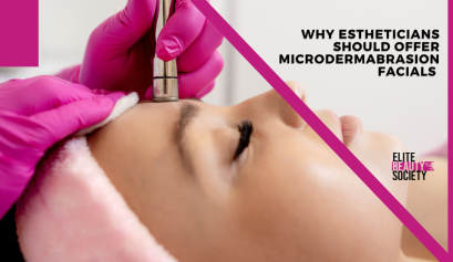 A client sits back and gets a microdermabrasion facial from her esthetician.