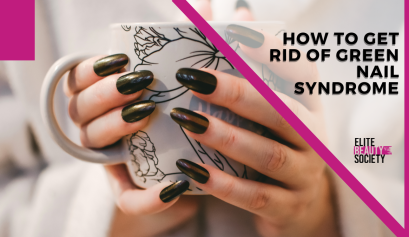 A client wonders how her esthetician got rid of her nail greenies.