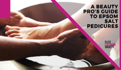 A beauty pro gives her clients epsom salt pedicures.