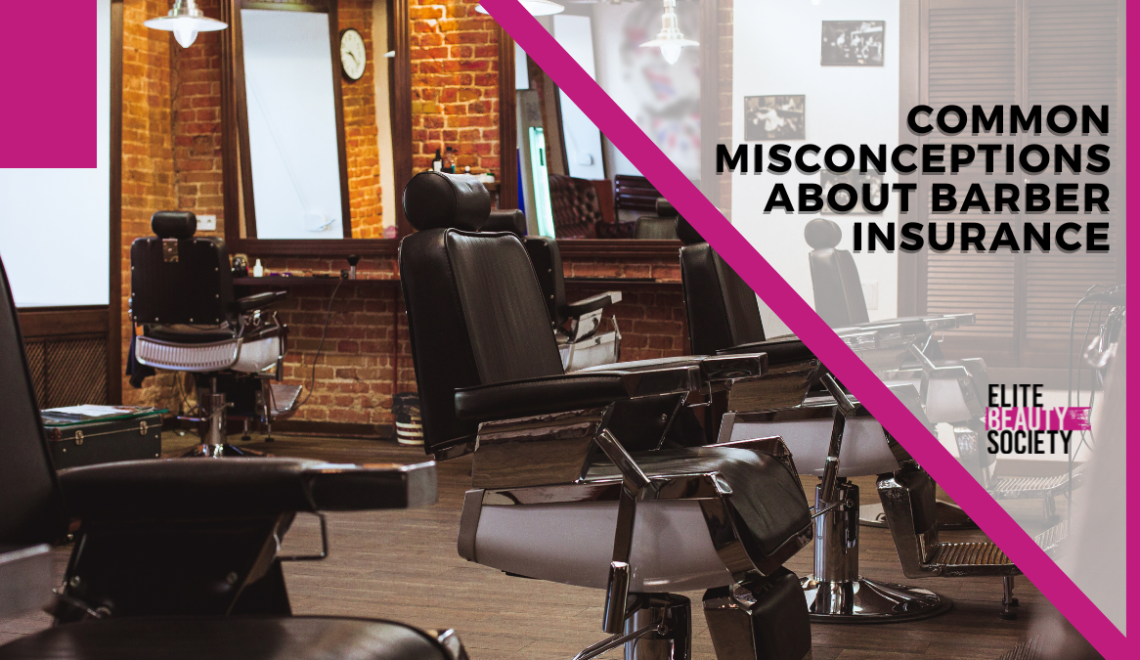 A lone chair sits in a barbershop as the owner figures out his barber insurance policy.