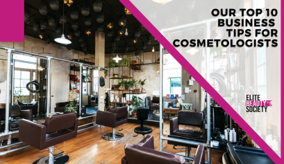 An empty salon awaits new clients after beauty pros try our Business Tips for Cosmetologists.